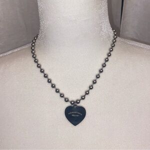 iGirl Heart Pendant Ball Chain Necklace